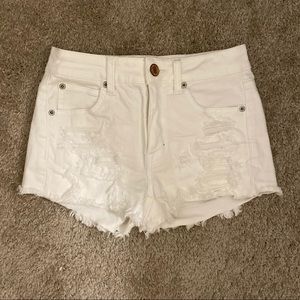 American Eagle Ripped Denim Shorts